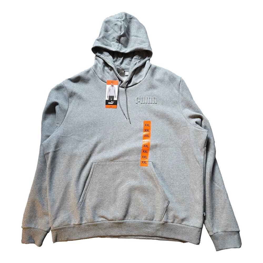 Puma Mid-Weight Modern Basics V2 Hoodie - Gray - XX-Large